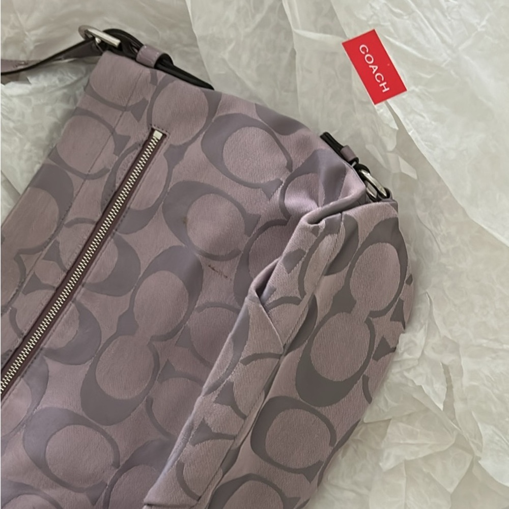 Coach Light Purple Signature Tote - Picture 2 of 3